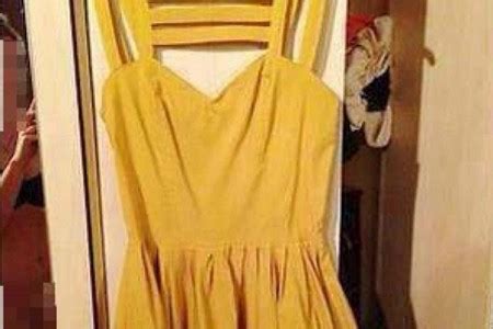 Ebay photo fail yellow dress
